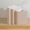 (Grey)Decorative Book Storage Box with Magnetic Closure for Home and Office Organization Small Item 4