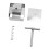 Lightweight 512GB External SSD USB 3.1 for Speedy Data Transfer in Silver 12