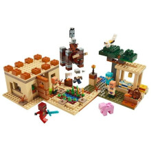 My World Series Sx1044 700 Teile Illager Raid Village Bauset Minecraft