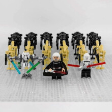 Star Wars Separatist Battle Droid Count Dooku General Grievous Ventress Minifigure Set with Weapons