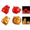 (red medium-Lying down Fu Tailon)Large Decorative Saving Jar Unique Girls Money Decor Jar Dragon-shaped 2