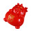 (red medium-Lying down Fu Tailon)Large Decorative Saving Jar Unique Girls Money Decor Jar Dragon-shaped 1