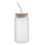 (580ml)Frosted Glass 395ml Mason Jar with Lid 1