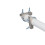 Stainless Steel Short Wall Mount Kit for V2 Rectangular Dish and More 14