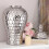 (silver)Temple Jar Ceramic Ginger Jar with Lid Office Party Stoneware Collection 2