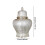 (S)Porcelain Ginger Jar Ceramic Tea Canister Tin Display Floral Arrangement Desktop 3