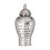 (silver)Temple Jar Ceramic Ginger Jar with Lid Office Party Stoneware Collection 1