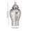 (silver)Temple Jar Ceramic Ginger Jar with Lid Office Party Stoneware Collection 5