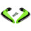 (Green)1 Pair Motorcycles Handguards LED Hand Guards Windproof Black 4