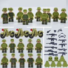 Unité spéciale de camouflage [10 figurines/set] et équipement Cobi Cada compatible Camouflage spécial