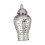 (silver)Temple Jar Ceramic Ginger Jar with Lid Office Party Stoneware Collection 3