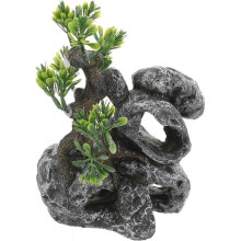 Aquarium Mountain View Stone Ornament Tree Rock Cave Landscape Artificial Hiding Rock Plants Artificial Fish Tank Micro Landscape Decoration