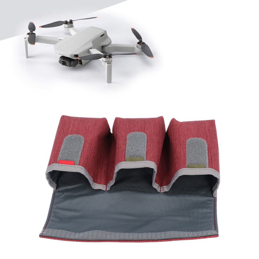 Brick Anti-Splash Battery Pouch For Mavic 2 Mini4pro Mini3 Avata Red 7691337752002