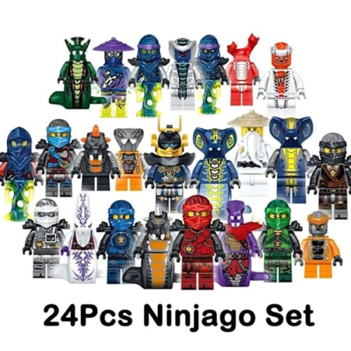 24er Set Go Minifiguren Bausteine Spielzeug