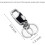 Heavy-duty Key Chain for Men's And Women's Car Key - Detachable And Multi-function 2