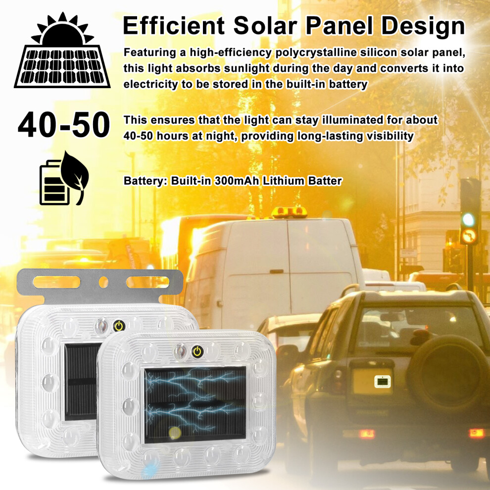 Ip67 Waterproof Solar Led Tail With 3 Flashing Modes For Cars & Trucks Light 8751337755249