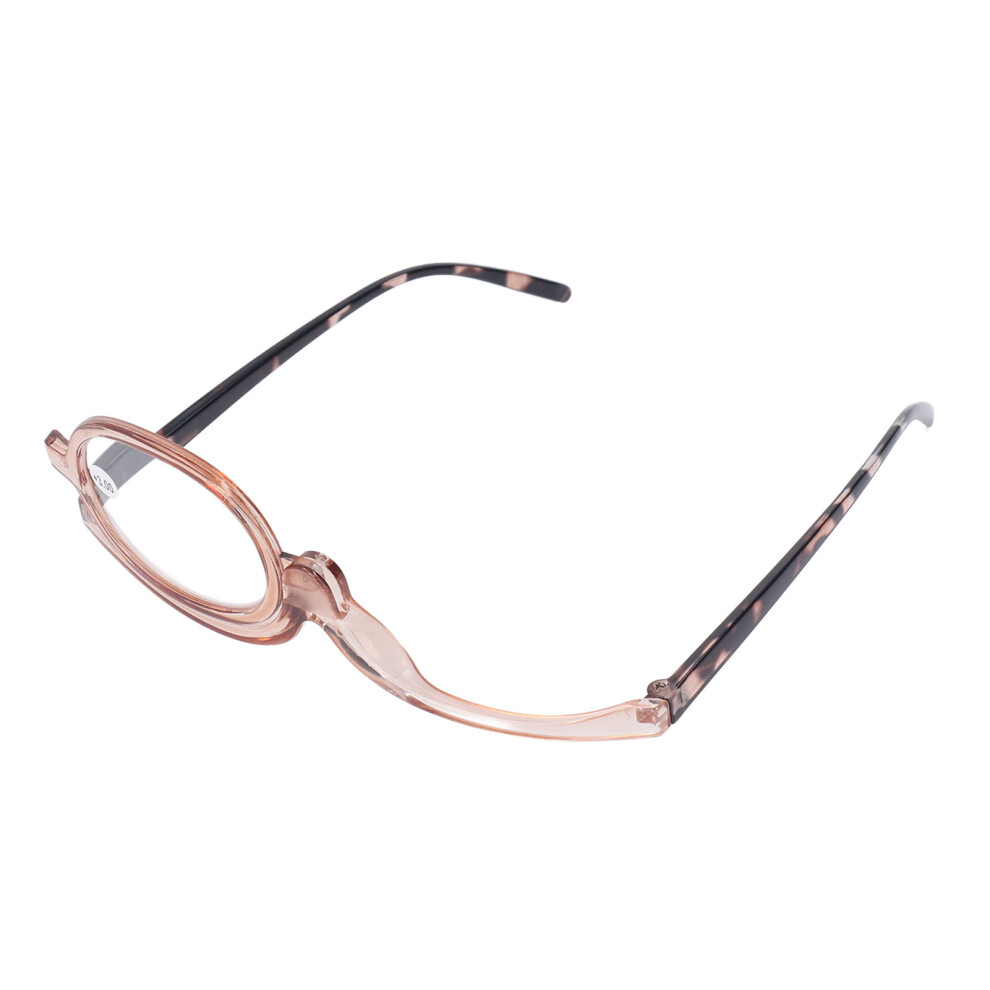 Flip Down Magnify Glasses Folding 180 Rotating +3.00 for Makeup