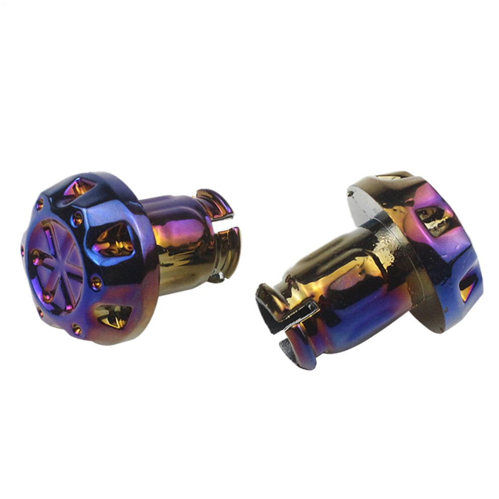 Motorcycle Bar End Grips Durable Powersports Bar Ends For Most Bicycles Road And Mountain Bikes 6482260466477