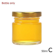 (50ml)Glass Jars with Lids Multi Sizes Round Jars Small Clear Containers Seasoning