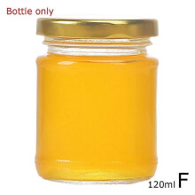 (120ml)Glass Jars with Lids Multi Sizes Round Jars Small Clear Containers Seasoning