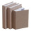 (Light Coffee)Decorative Book Box with Spacious Interior for Small Item Storage Coffee Table Shelves 1