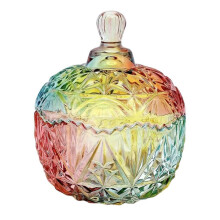 (Star)Practical Glass Sugar Container Hand Painted Detailing Various Kitchen Decoration Storage Solution