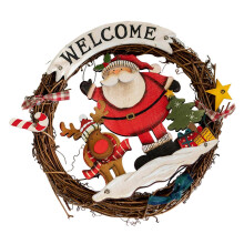 (Vanhin)Rustic Xmas -ovikyltti American Vintage -tervetuloovikyltti Etukuistin sisustus