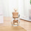 (Miu bear)Auto Vent Outlet Ornament Mini Perfume Bottle with Cute Flower Patterns 5