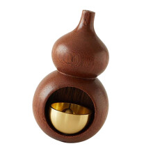 (Tummanruskea)Gourd Kauppiaat Bell Sisäänkäynti Ovikello Lahjat Koristekoristeet Tuulikello