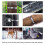 100Pcs Stainless Steel Cable Ties Hose Zip Lock Set Wire Type A 9
