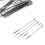 100Pcs Stainless Steel Cable Ties Hose Zip Lock Set Wire Type A 16
