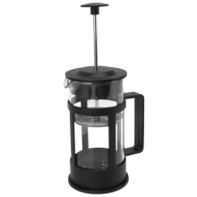 350ml Glass & Stainless Steel French Press Coffee Maker Teapot