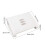 Adjustable White Footrest with Massage Rollers for Office Comfort 2