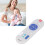 Silicone Baby Teether Toy - TV Remote Shape, Multi Buttons, 14.4cm Beige 13