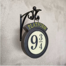(Black) Potter Harry Hanging 9 34 Night Light Retro Wall Lamp Decor Bedroom Modern