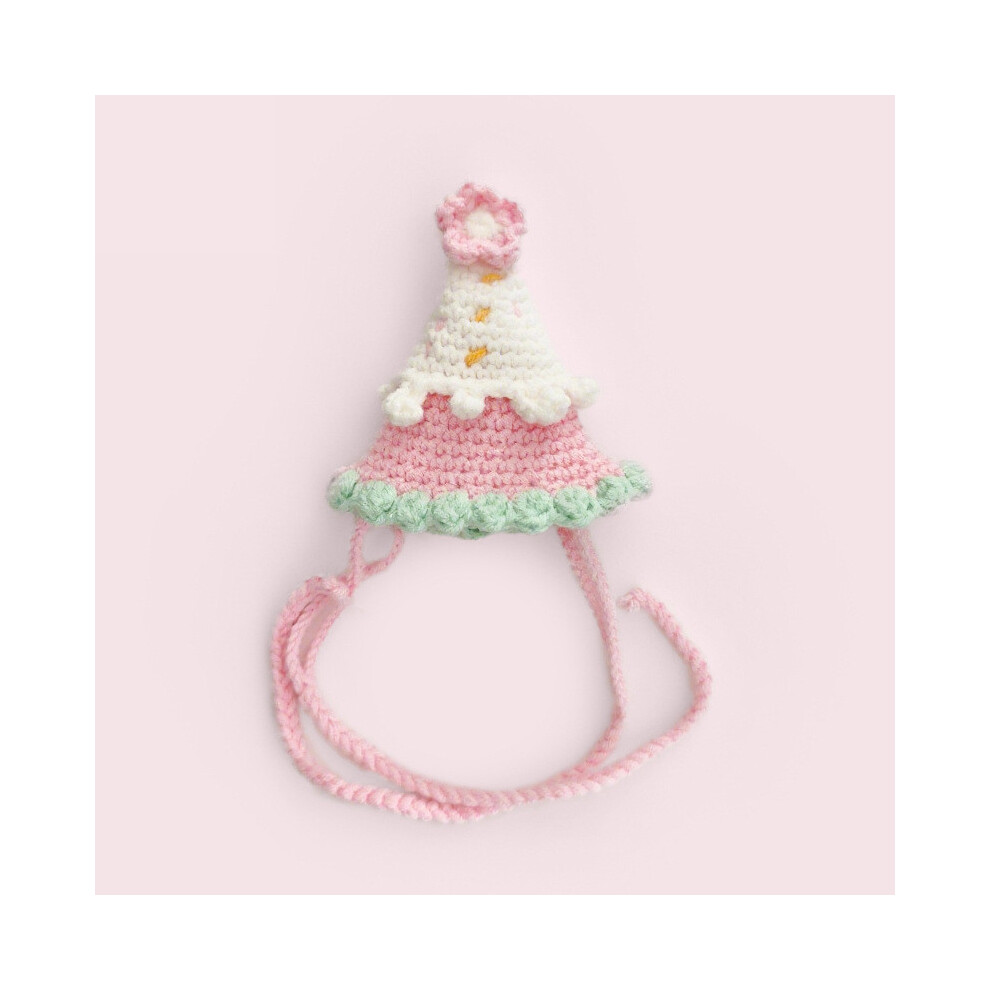 (Birthday Hat) Cute Bear Plush Toy Cotton Filling Comfort Decor Children Festival Gift Doll-image-OPC-PJGH27G-NEW