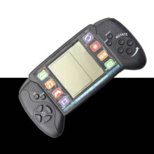(Black) Block Blast Game Tetris Game Console Large Screen Vintage Handheld Nostalgic
