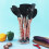 Utensil Kitchen 10pcs Set Silicone Copper Plated Handle Resistant Heat Tool 6