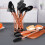 Utensil Kitchen 10pcs Set Silicone Copper Plated Handle Resistant Heat Tool 9