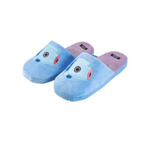 (MANG)Bt21 Cartoon Hallenschuhe Serie Plüsch Hausschuhe Paar warme Hausschuhe Baumwolle