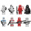 (Black)Star Wars Minifigures Buliding Blocks Bricks Figures Stormtrooper Vader Darth 3