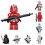 (Black)Star Wars Minifigures Buliding Blocks Bricks Figures Stormtrooper Vader Darth 2