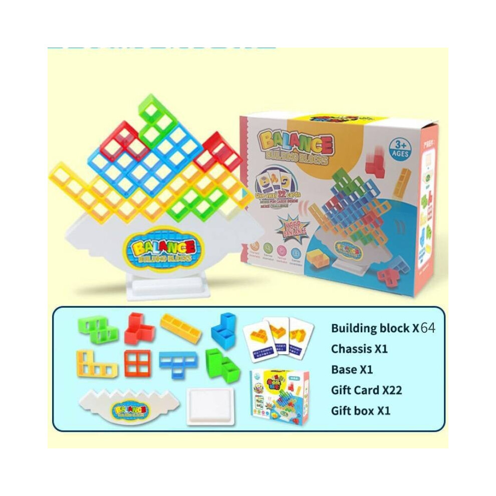 (64Pcs) Tower Balance Tetris Game Tetra Tower Toys Stacking Blocks Kids 16 32 Pcs 48 64-image-OPC-PJGH6P5-NEW