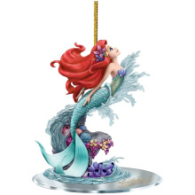 (16) Acrylic Playful Cartoon Princess And Beast Christmas Tree Decor For Car Home And