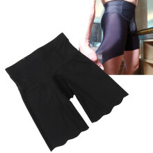 Men Slimming Boxer Briefs for Hernia Surgery 2XL Black 176-198lb