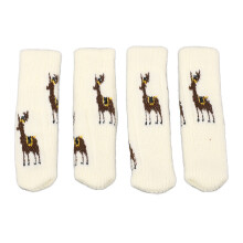 20 Stück Stuhlbein-Bodenschützer Möbel Socken Gestrickt Doppelt Dick Elastische Stuhlbein-Schoner Passt Für Alle Beinformen