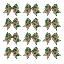 Irish Festival Bowties 12-Piece Pack, 6x6 Inch, Irish Themed Home Party Decoration, Festival Decor
