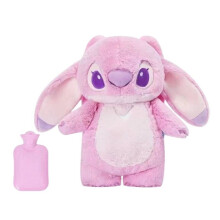 (Pink Angel) Stitch Lotso Angel Plush Toy Hot Water Bag Warm Hands Bags Doll Cartoon Gift