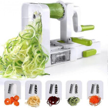 4-Blade Foldable Vegetable Spiralizer - Zucchini Noodle & Veggie Pasta Maker for Low-Carb Diets