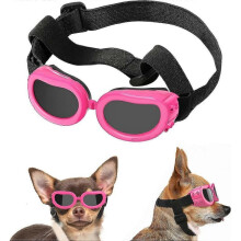 2025 UV Protection Dog Sunglasses - Adjustable Strap Eye Wear for Small Pets